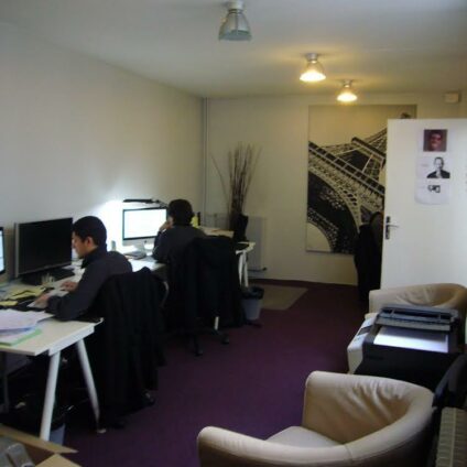 Architecture Décoration aménagement intérieur Coworking rue de Rouen bureau avant projet Agence Ducellier Devienne Paris