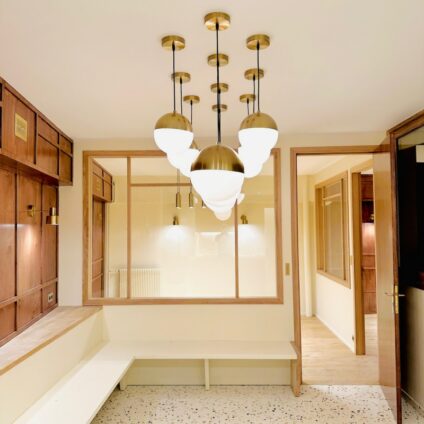 Architecture Décoration aménagement intérieur Coworking rue de Rouen luminaires vintage Agence Ducellier Devienne Paris