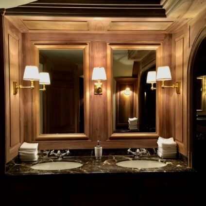 Architecture Décoration aménagement intérieur Hôtel Mont Gascon Salle de Bain après