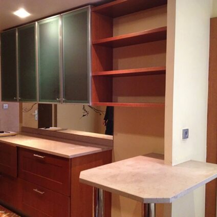 Architecture Décoration aménagement intérieur Hôtel Mont Gascon Cuisine avant travaux