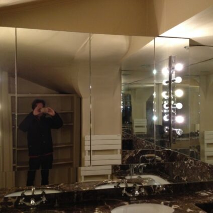 Architecture Décoration aménagement intérieur Hôtel Mont Gascon Salle de Bain avant