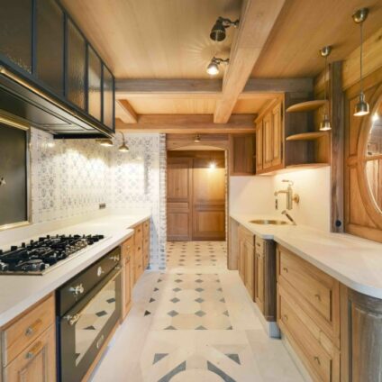 Architecture Décoration aménagement intérieur Hôtel Mont Gascon Cuisine