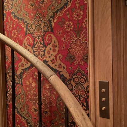 Architecture Décoration aménagement intérieur Hôtel Mont Gascon rampe escalier