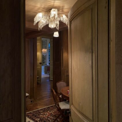 Architecture Décoration aménagement intérieur Hôtel Mont Gascon luminaire