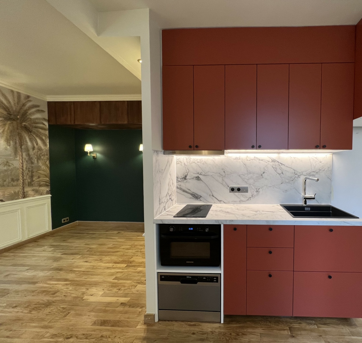 Cabinet Ducellier Devienne Architecture Décoration aménagement intérieur projet Rue Jean Nicot Cuisine après travaux