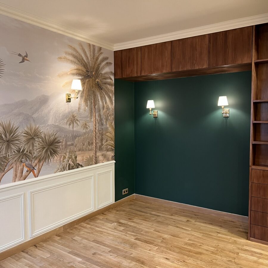 Cabinet Ducellier Devienne Architecture Décoration aménagement intérieur projet Rue Jean Nicot Séjour après travaux