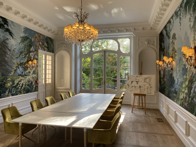 Architecture Décoration aménagement intérieur Château Saint Léger Agence Ducellier Devienne Paris