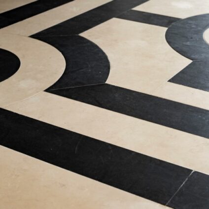 Architecture Décoration aménagement intérieur Château Saint Léger sol Agence Ducellier Devienne Paris