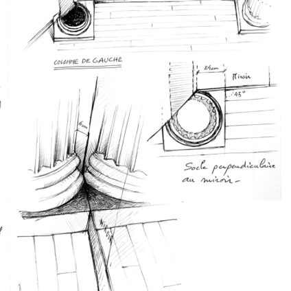 Architecture Décoration aménagement intérieur Château Saint Léger Agence Ducellier Devienne Paris