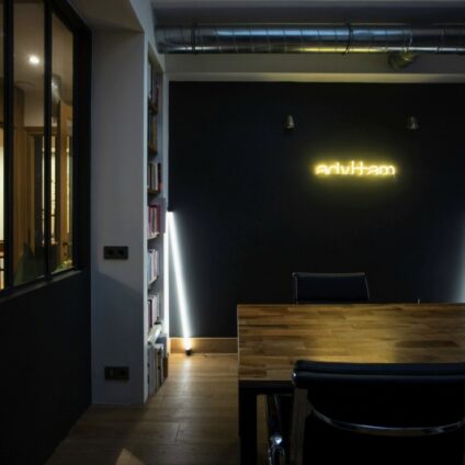 Architecture Décoration aménagement intérieur salle réunion ADVITAM