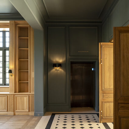Architecture Décoration aménagement intérieur Château Saint Léger espace et ouvrant Agence Ducellier Devienne Paris