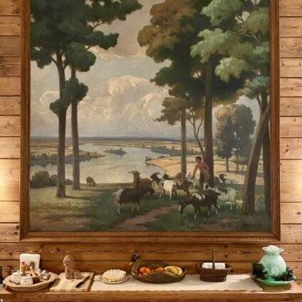 Cabinet Ducellier Devienne Architecture Décoration aménagement intérieur Verbier Mobilier tapisserie